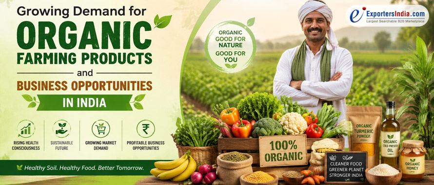 Growing Demand for Organic Farming Products and Business Opportunities in India