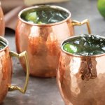 Krafts Inn Steel Copper Mug, Color : Multicolor
