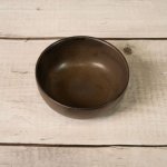 Paint Coating Ceramic 1026 Brown Ash Bowl For Serving Food