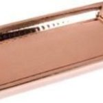 12 Inch Copper Hammered Tray