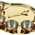 SILVERGLOW 1203 Copper Dinner Set, For Food Serving, Size : Multisize