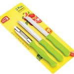 3 Pcs Micro Plus Jet 420 High Carbon Ultra Sharp Edge Kitchen Knife Set
