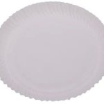 5 Inch White Round Paper Plate For Serving Food