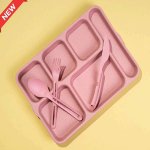 6 CP Rectangular Biodegradable Plate 14 Inches