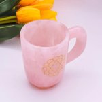 Printed Polished Agate Cups Standard Anitque