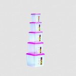 Food-safe Plain Airtight Food Storage Containers
