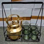 AR Industries Iron Aluminium Kettle with Glass & Stand