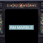 Polished Antique Black Marble Fireplaces Traditional for Indoor