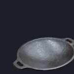 Metal Appam Pan, Color : Black for Cooking