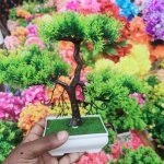 Polyester Artificial Plants for Home, Decoration