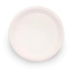 Light White Bagasse Round Plates, Size : Standard