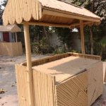 Polished Bamboo Bar Counter, Color : Brown