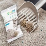 Aqua Blue Bentonite Cat Litter, Color : Light Brown, Gray