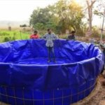 Plastic Biofloc Tanks, Color : Blue