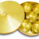 Sk Handicraft Metal Brass Masala Box, Color : All Color