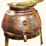 Brass Water Matka, Color : Brown Standard for House, Hotel