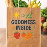 Brown Paper Grocery Bag