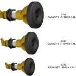 Stainless Steel C-type Gas Burner, Pressure : High Pressure
