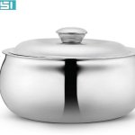 Polished Stoneware Casserole Set, Color : Silver, Assorted