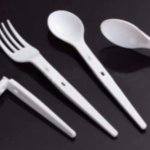 White Plastic Pain Compostable Foldable Spoons, Size : Multisizes