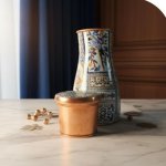 Polished Copper Bedside Tumbler for Drinking Use