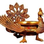 Copper Serving Bowls, Shape : Peacock Shaped