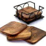 Polished Wooden Coasters, For Hotel Use, Restaurant Use, Home