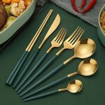 Polished Stainless Steel Cutlery Sets, For Kitchen, Style : Contemporary, Modern