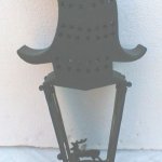 Metal Decorative Christmas Candle Holder, Color : Black