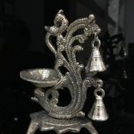 Decorative German Silver Diya for Decoration Use