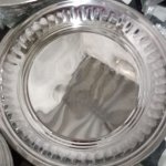 Plain Mirror Polish Dinner Plates, Size : Standard