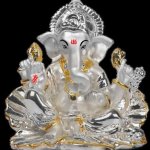 Plain Coated Diviniti 999 Silver Plated Sculpture