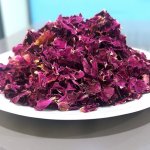 Leaf Petals Dried Rose Flower for Decoration, Tea, Color : Red