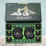 Brown Embassy 6+2 Piece Glass Set