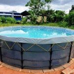 PVC Coated Biofloc Fish Tank Tarpaulin, Technics : Woven