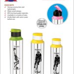 Stainless Steel Plain FLIP TOP 1200 BOTTLE (800 ML), Color : SILVER