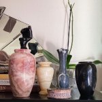 All Marble Flower Pots, Color : Multicolore Antique