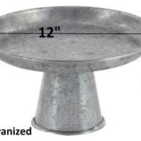 Galvanized Cake Stand
