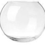 Plain Glass Fish Bowl For Bettas, Or Goldfish