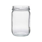 Plain Polished Glass Jam Jar, Feature : Scratch Resistant