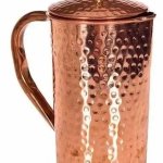 Hammered Copper Water Jug