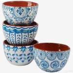 Handmade Ceramic Serving Bowl, Color : Blue