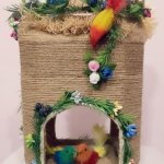 Jute Handmade Decorative Hanging Bird House
