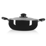 Hard Anodized Kadai With SS Lid, For Cooking, Feature : Strong Structure, Light Weight, Fine Finished