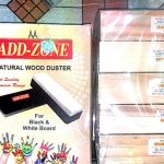 Rectangular Wooden Blackboard Duster, For College, Home, School, Color : Multi Color