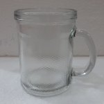 Plain Polished Glass Beer Mug, Shape : Round