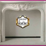 Fuel Polished Plain Marble Carving Fireplaces, Color : Creamy, White