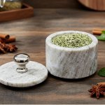 Marble Spice Boxes