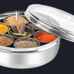 Plain Metal Masala Box Standard for Kitchen