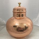 Round Polished Matka Copper, For Home, Feature : Fine Finish